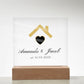 Home Sweet Home New Home Acrylic Plaque,Closing gift for buyers,Personalized Real estate closing gift for clients,Perfect closing gifts