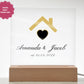 Home Sweet Home New Home Acrylic Plaque,Closing gift for buyers,Personalized Real estate closing gift for clients,Perfect closing gifts