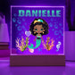 Mermaid LED Nightlight for kids, Personalized Nursery night light, Custom Night light, Kids Room Lamp, Nursery Nightlight Baby
