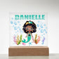Mermaid LED Nightlight for kids, Personalized Nursery night light, Custom Night light, Kids Room Lamp, Nursery Nightlight Baby