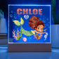 Mermaid Nightlight for kids Room Decor, Personalized Night light, Custom Name night light, Children's night light Baby name sign lamp gift