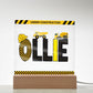 Personalized Construction Themed Birthday Gift, Dump truck birthday party LED Night Light, Construction Party gifts, Boys Birthday Gift