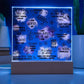 Swear affirmations Daily Reminder Plaque, Positive Affirmation, Motivational Message Mental Awareness Room Decor Gift for Her Nightlight LED