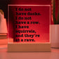 Sarcastic Funny sign Office decor, Gift for friend, Hot Mess Funny Desk sign, HIlarious office decor, I do not have ducks