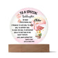 Goddaughter Gift Godchild Acrylic Plaque from Godmother Gift From Godfather Christening Sign for godchild Gift from Godparents Baptism Gift