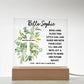 Baptism Day Gift for Girl, Baptism Gift For Godchild, First Communion Gift For Goddaughter Gift From Godparents Dedication Cross Gift Girl