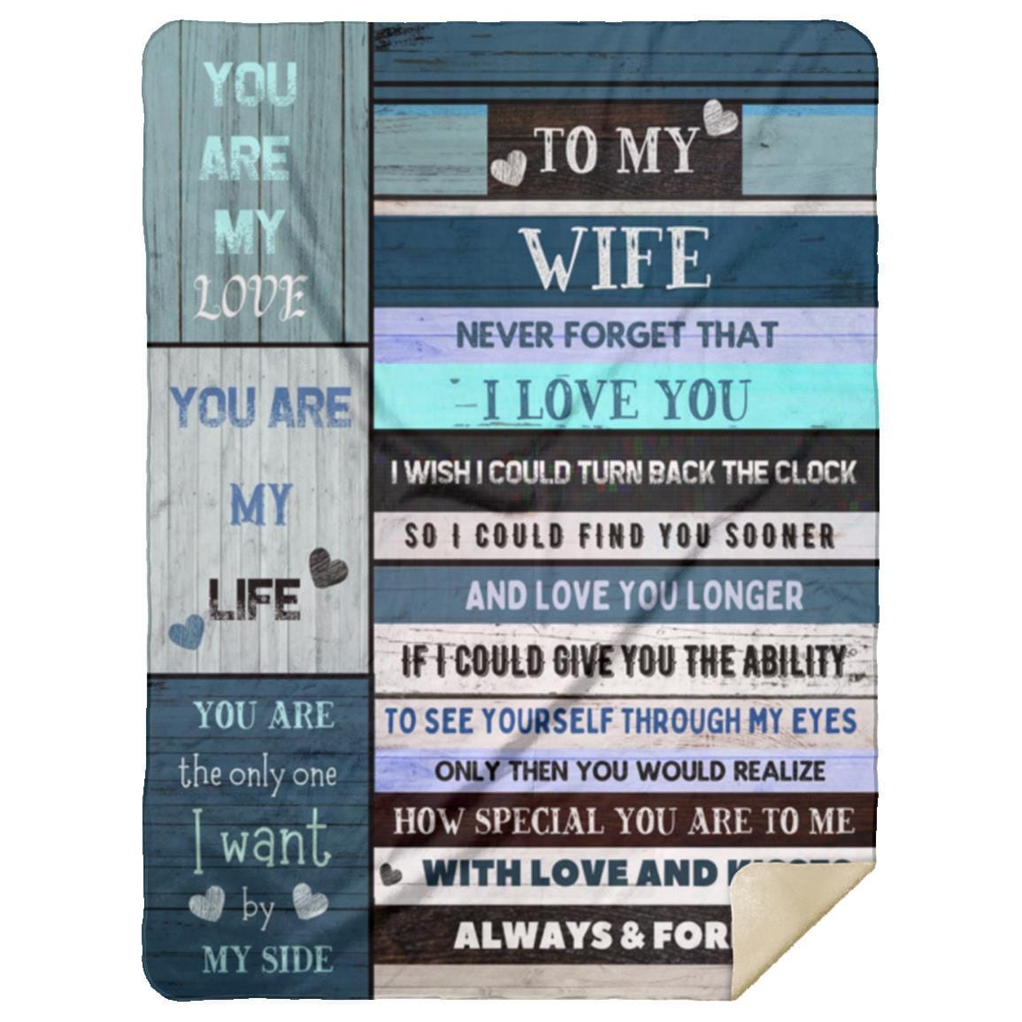 See you through My Eyes- Wife Blanket