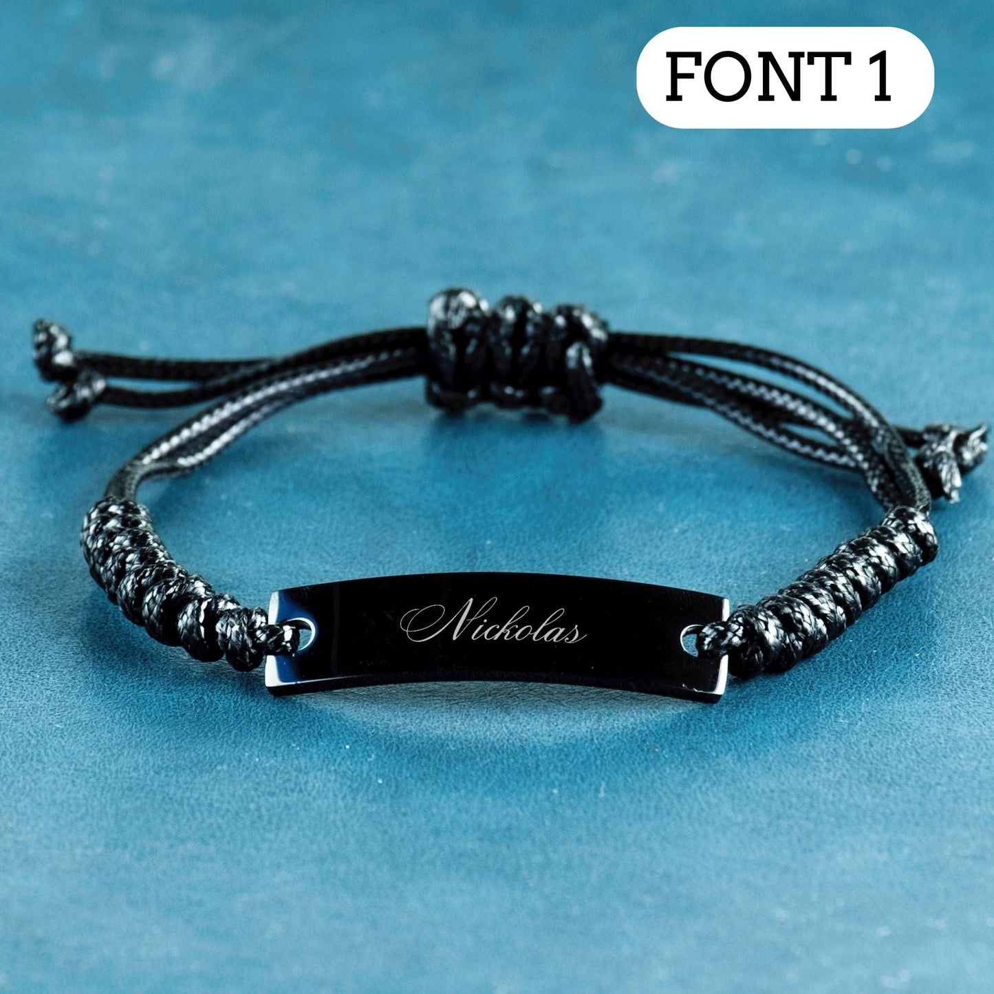 Custom Men's Bracelet, Customized Name Bracelet for Men , Women, Morse Code Bracelet