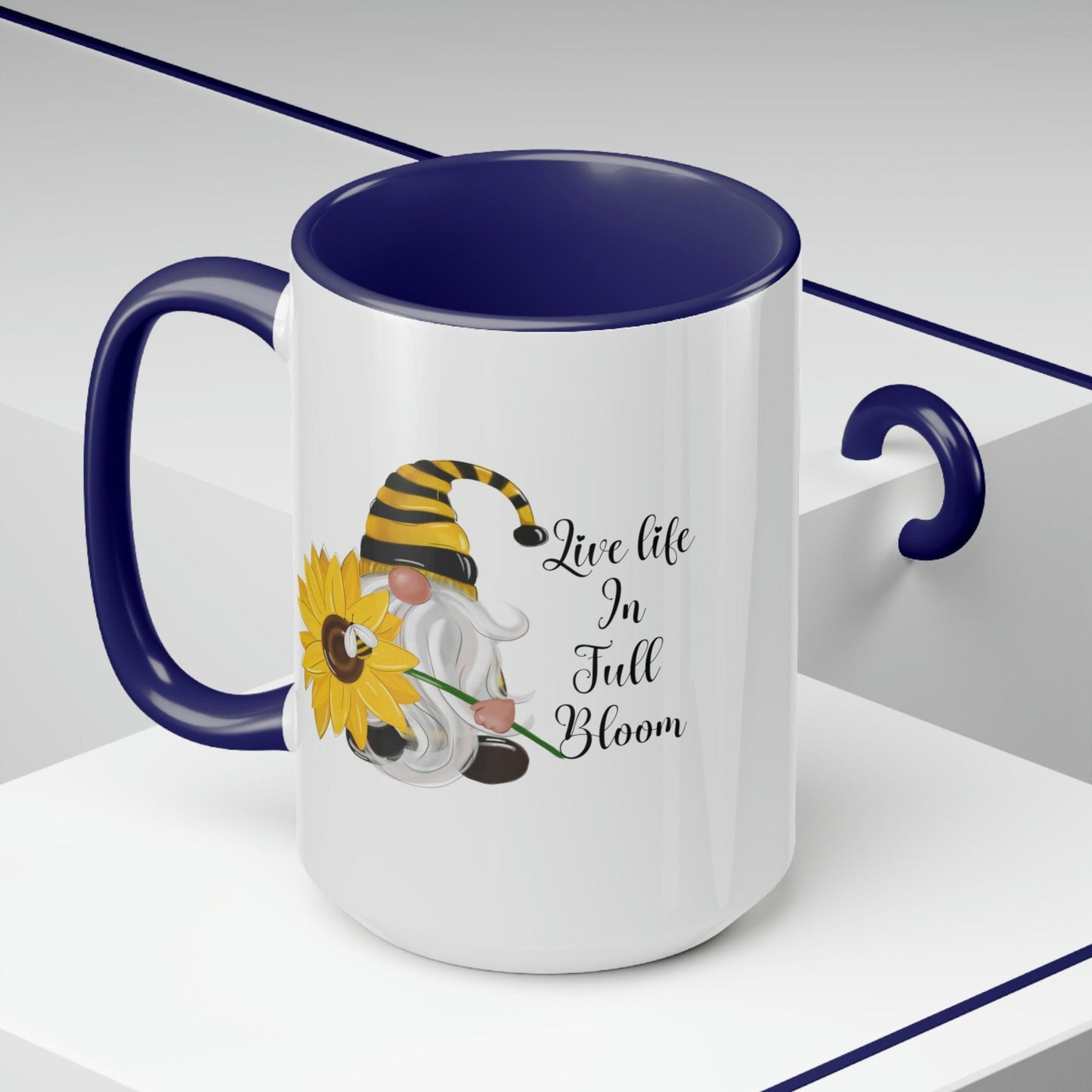 Garden Gnome Mug -Live life in full bloom