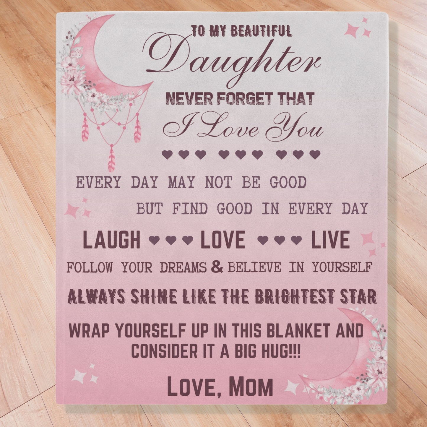 Brightest Star- Mom to Daughter Blanket