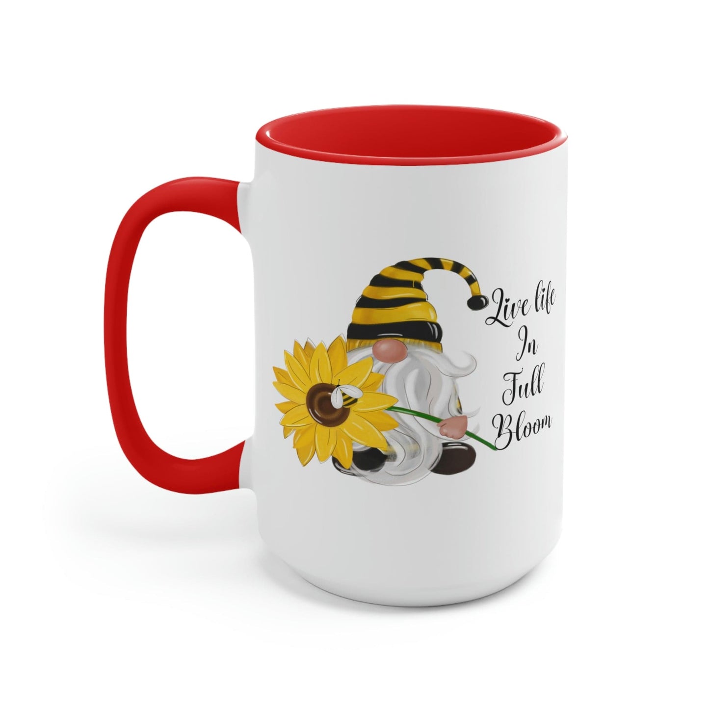 Garden Gnome Mug -Live life in full bloom