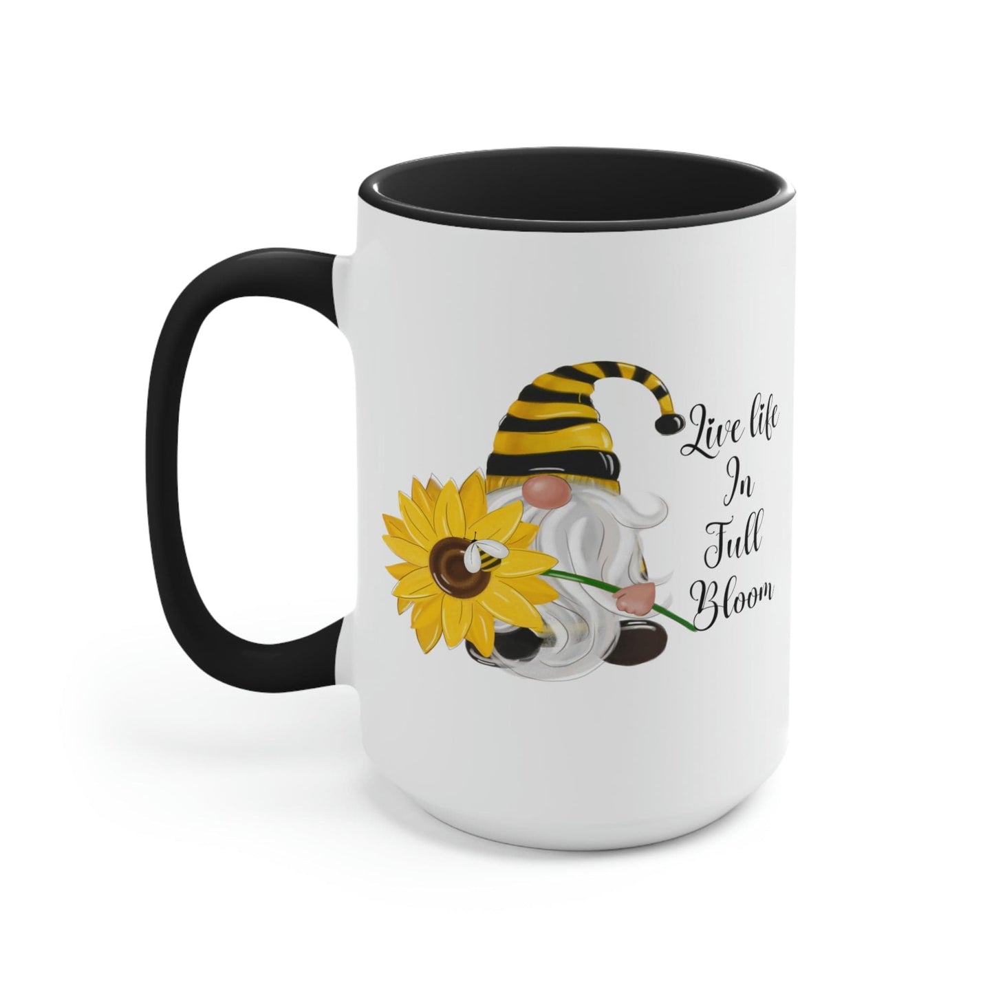 Garden Gnome Mug -Live life in full bloom