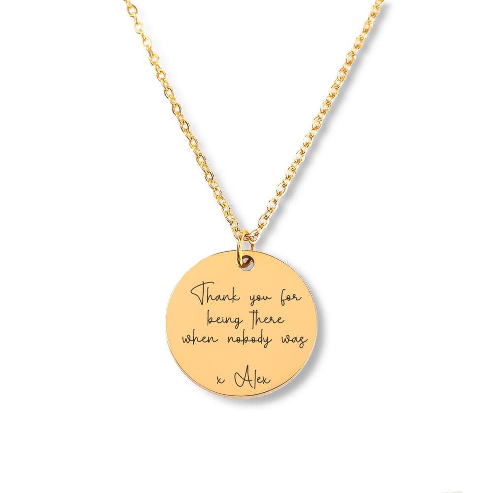 Best Mom Ever Personalized Handwriting necklace