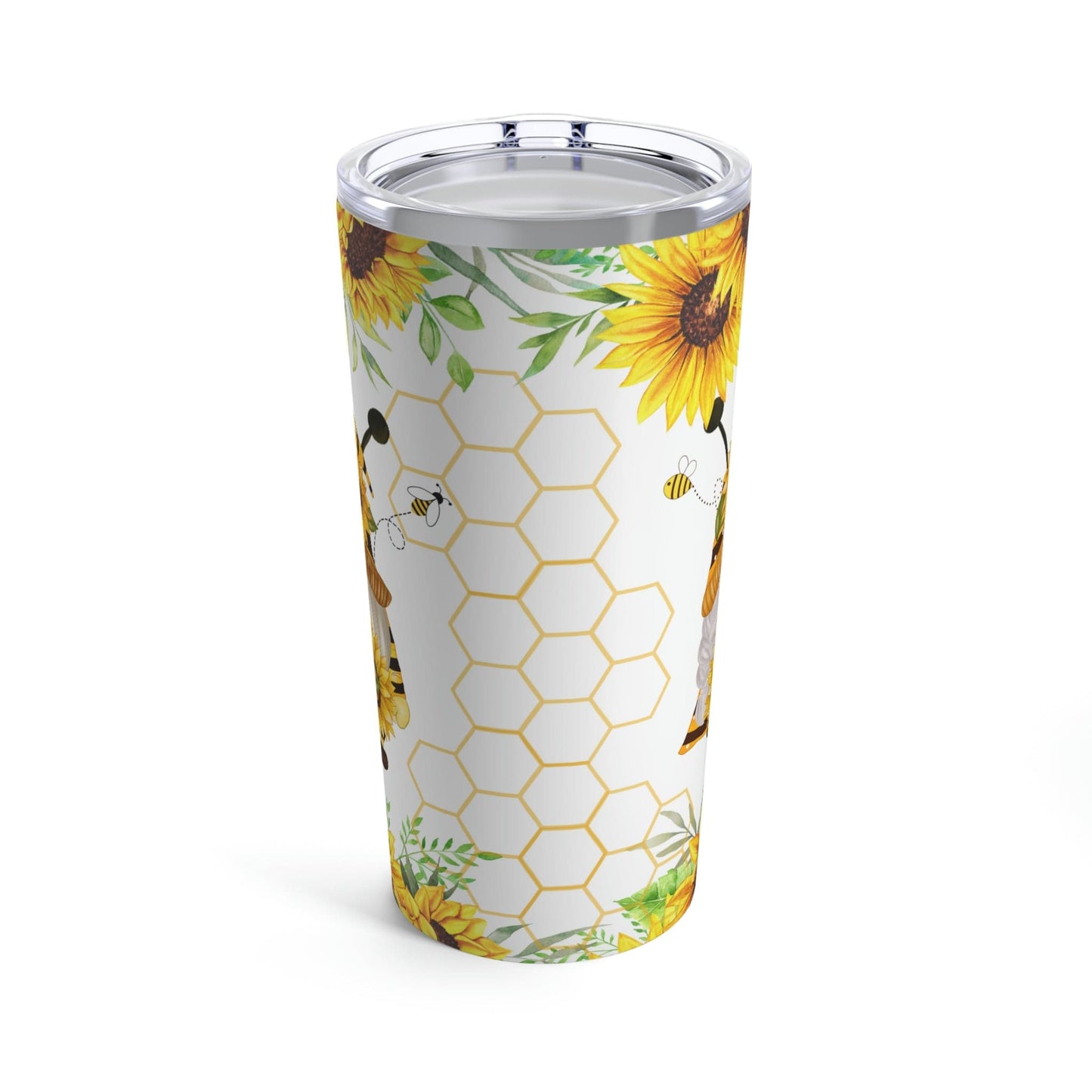 Bee Sunflower Gnome 20oz Tumbler