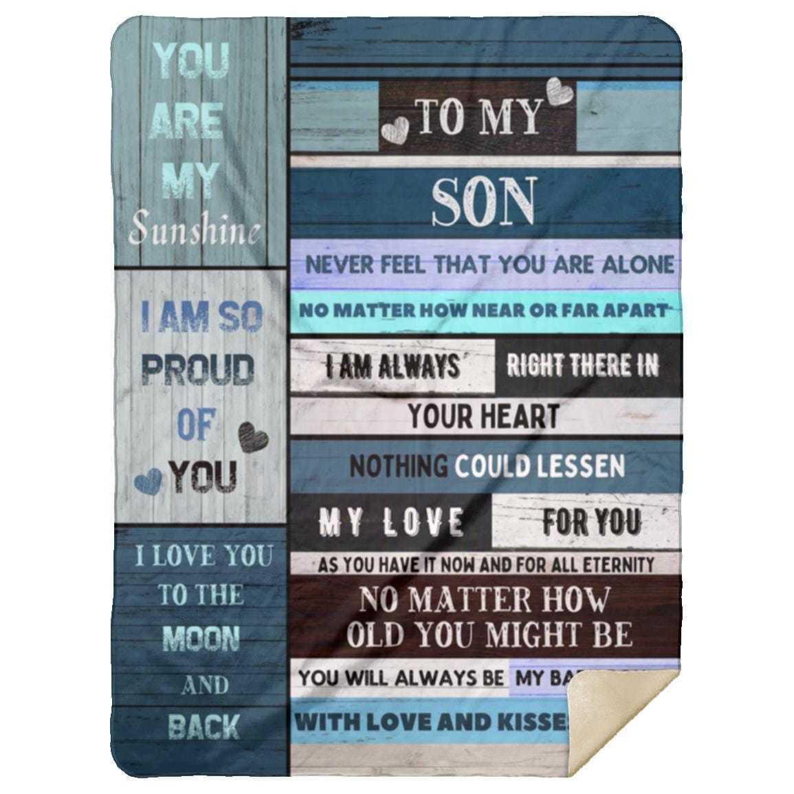 Always in your Heart-Mom To Son Blanket