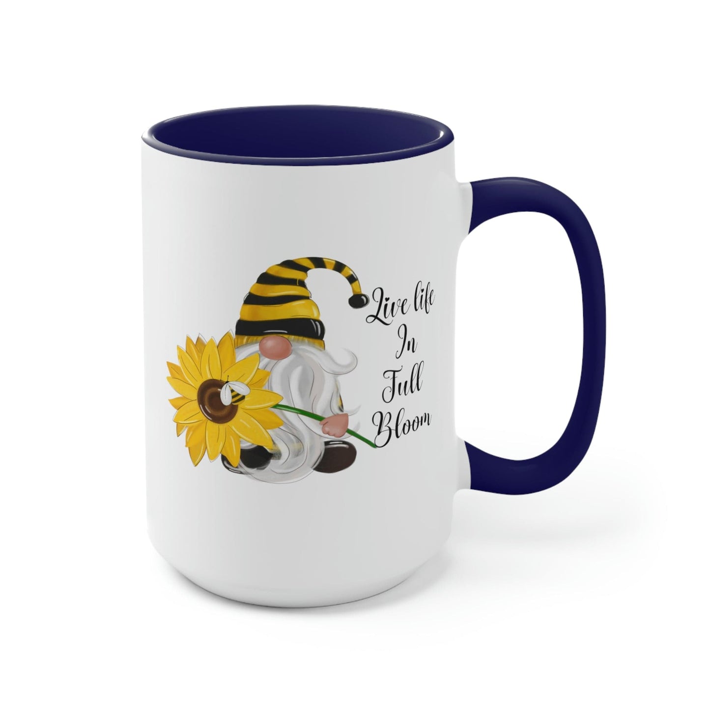 Garden Gnome Mug -Live life in full bloom