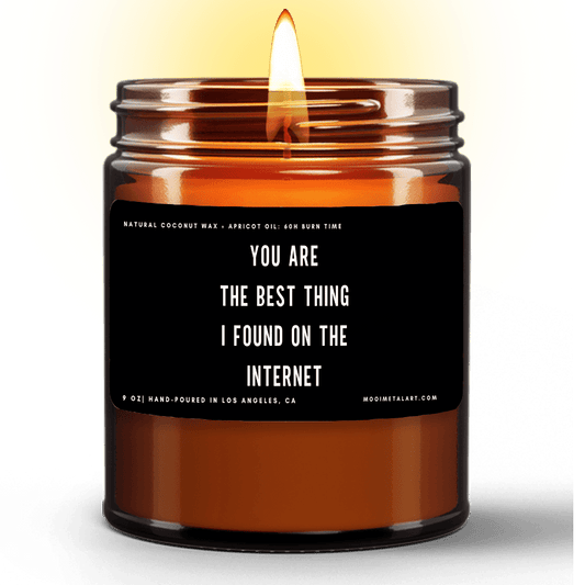 Funny Candle Gift- Mossy forest scent (9oz)