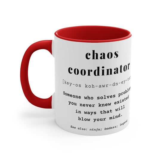 Chaos Coordinator Definition Office Coworker Mug