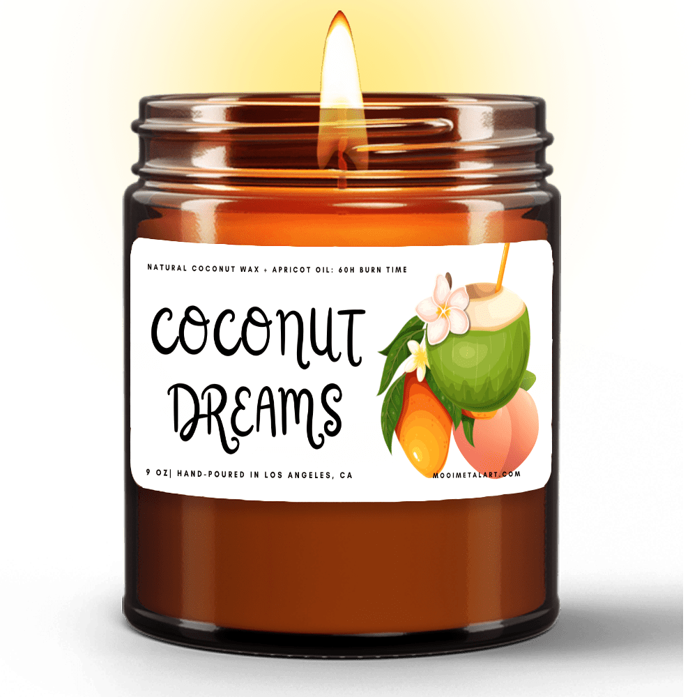 Coconut Dreams Scented Candle 9oz