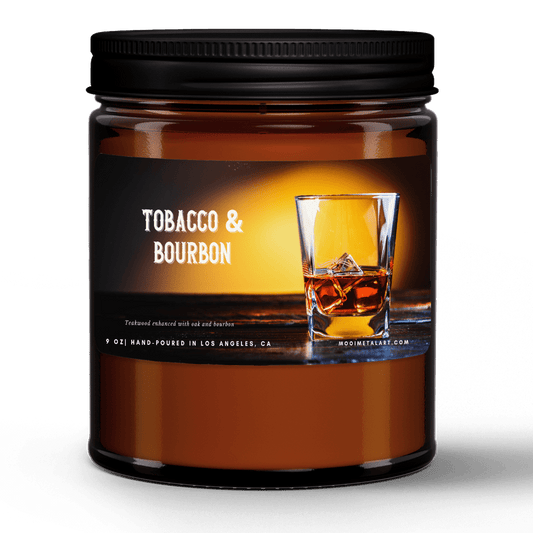 Tobacco & Bourbon Scented Candle (9oz)