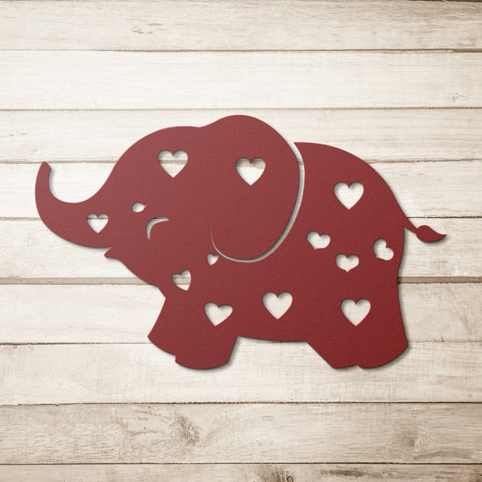 Baby Elephant Nursery Decorative Metal Wall art