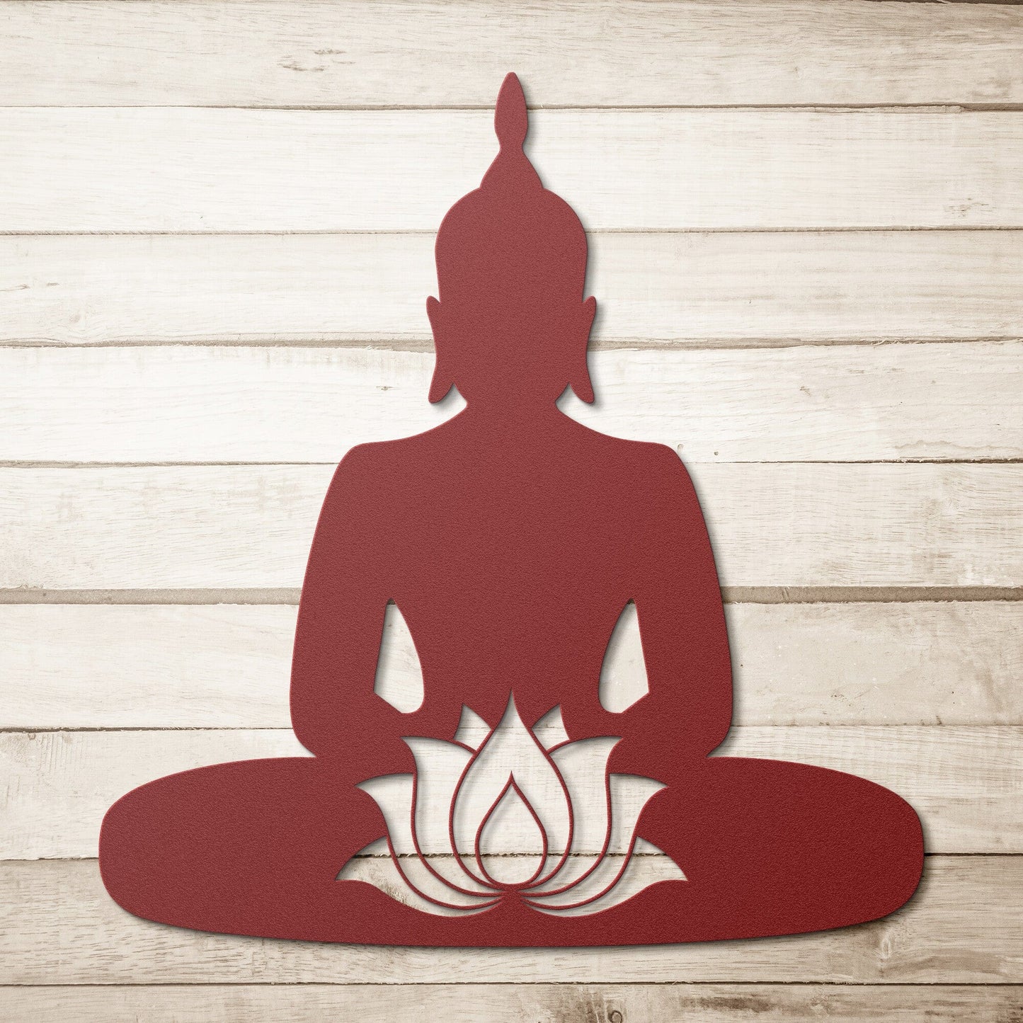 Buddha- Lotus Zen Decorative Metal Wall Art