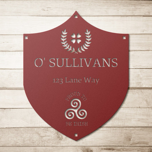 Personalized St Patrick's day sign