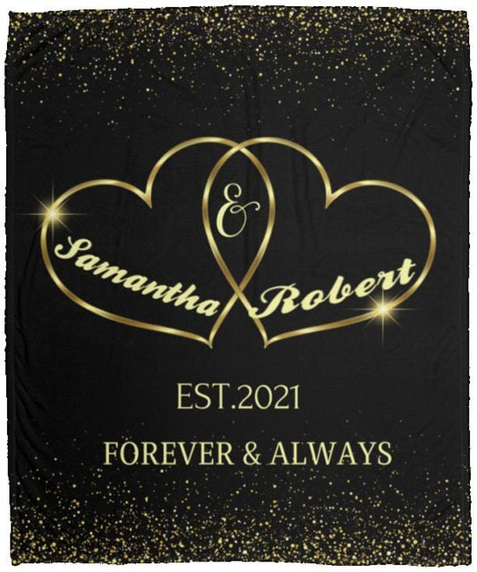 Personalized Forever & Always Blanket
