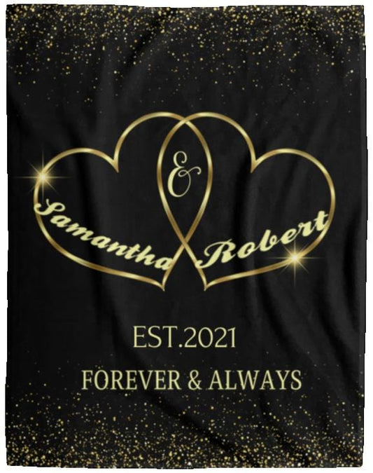 Personalized Forever & Always Blanket