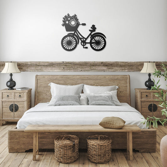 Farmhouse Rustic Bicycle Metal Art