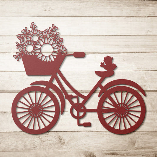 Farmhouse Rustic Bicycle Metal Art
