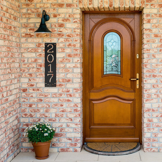 House Number Address Metal Sign