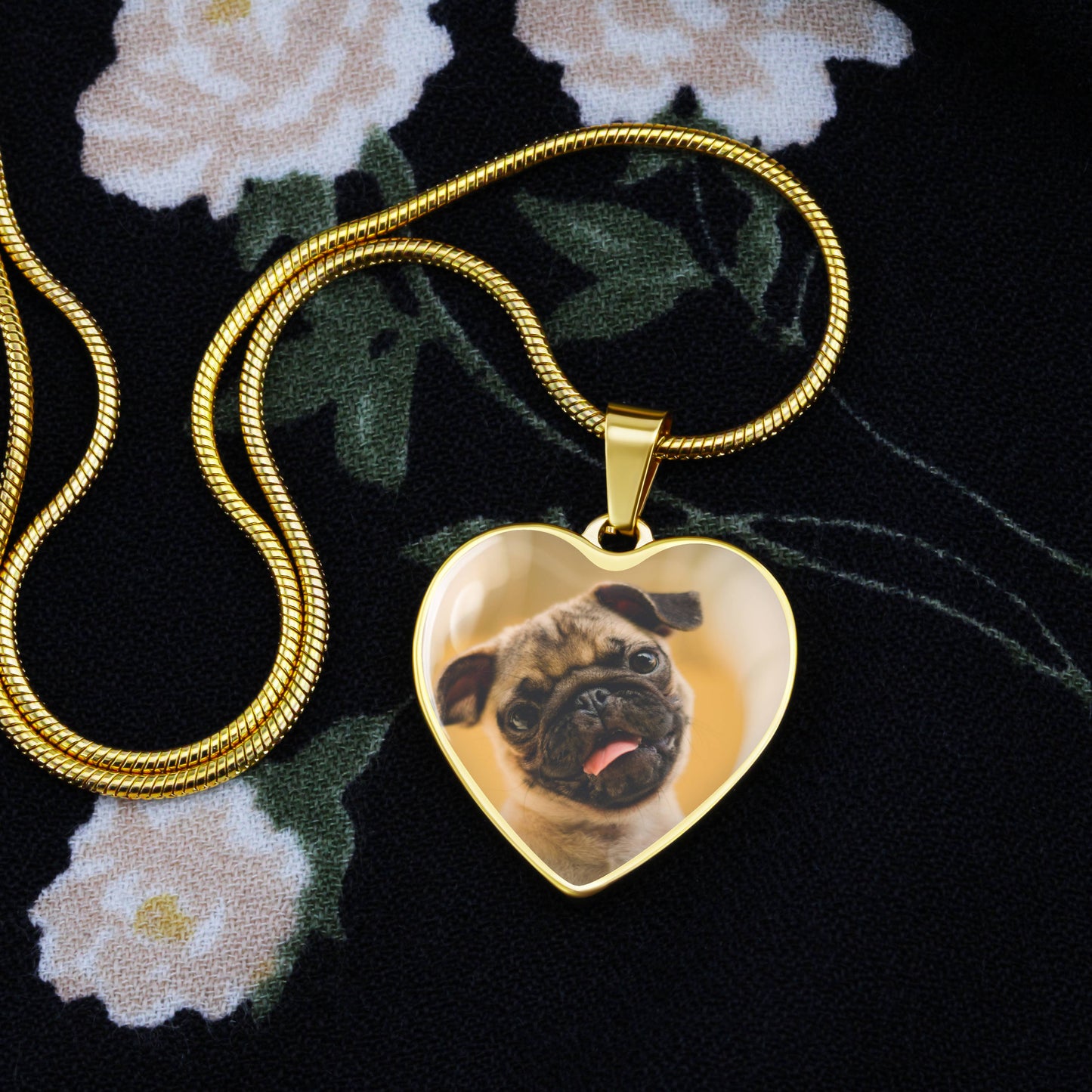 Custom Photo Heart necklace