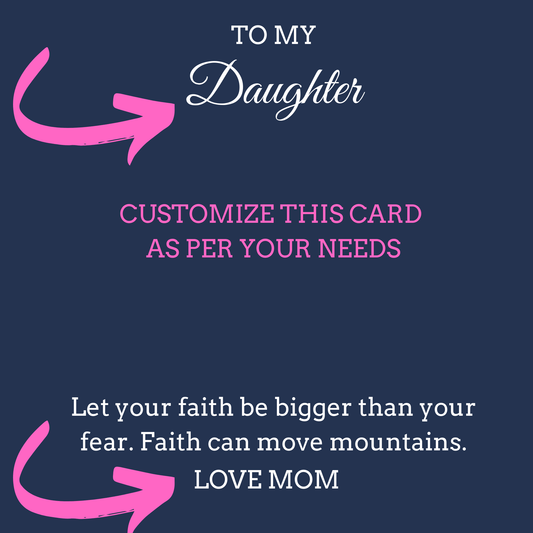 Personalized Faith Cross necklace