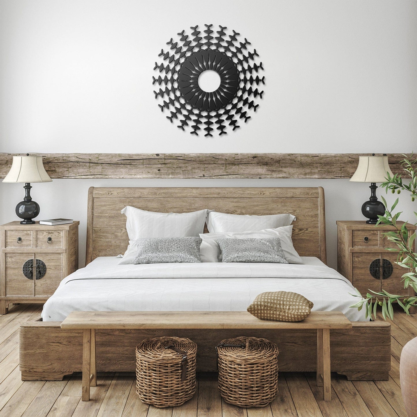Metal Sun decor for wall
