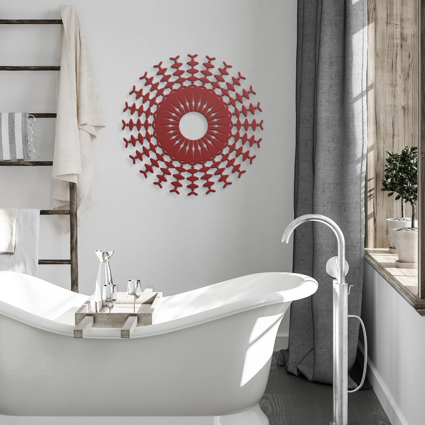 Metal Sun decor for wall