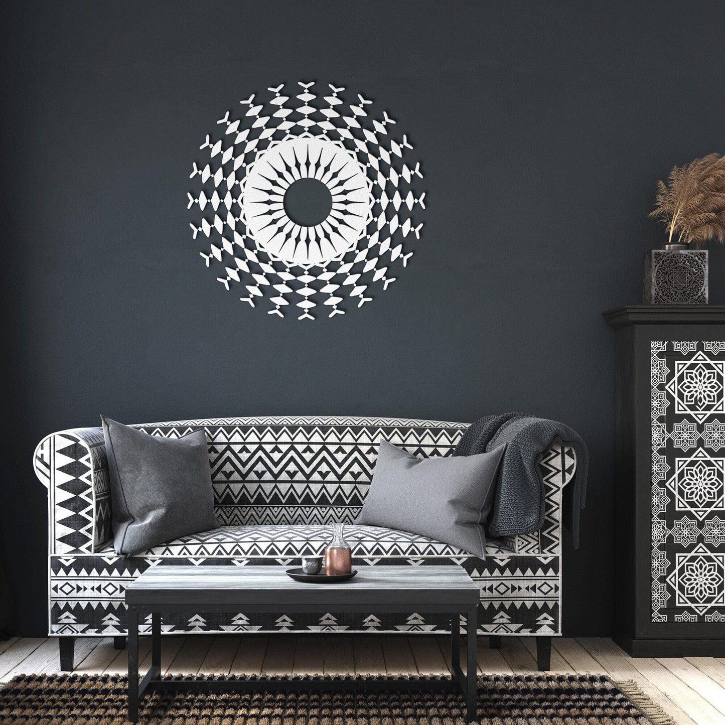 Metal Sun decor for wall