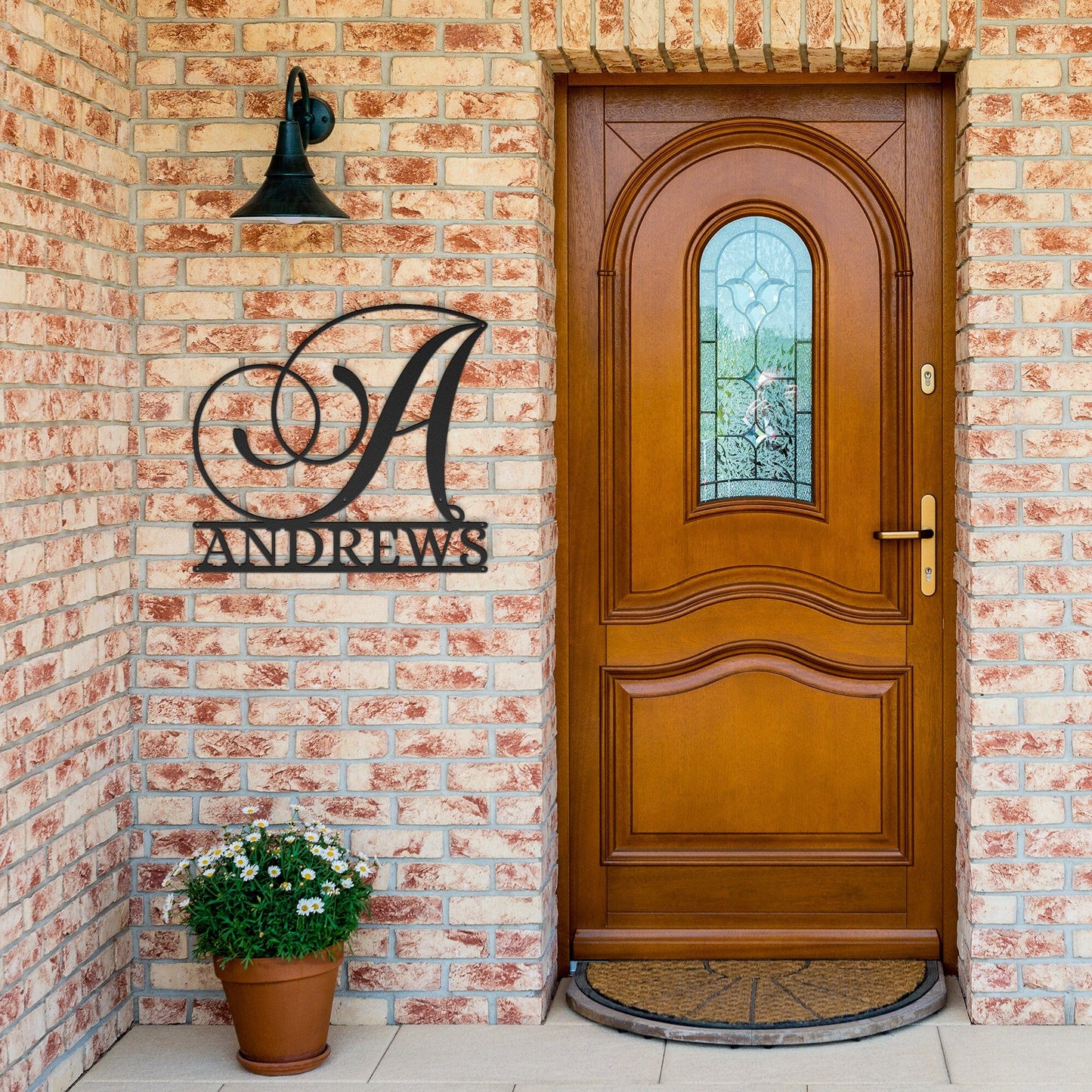 Monogrammed Metal Signs