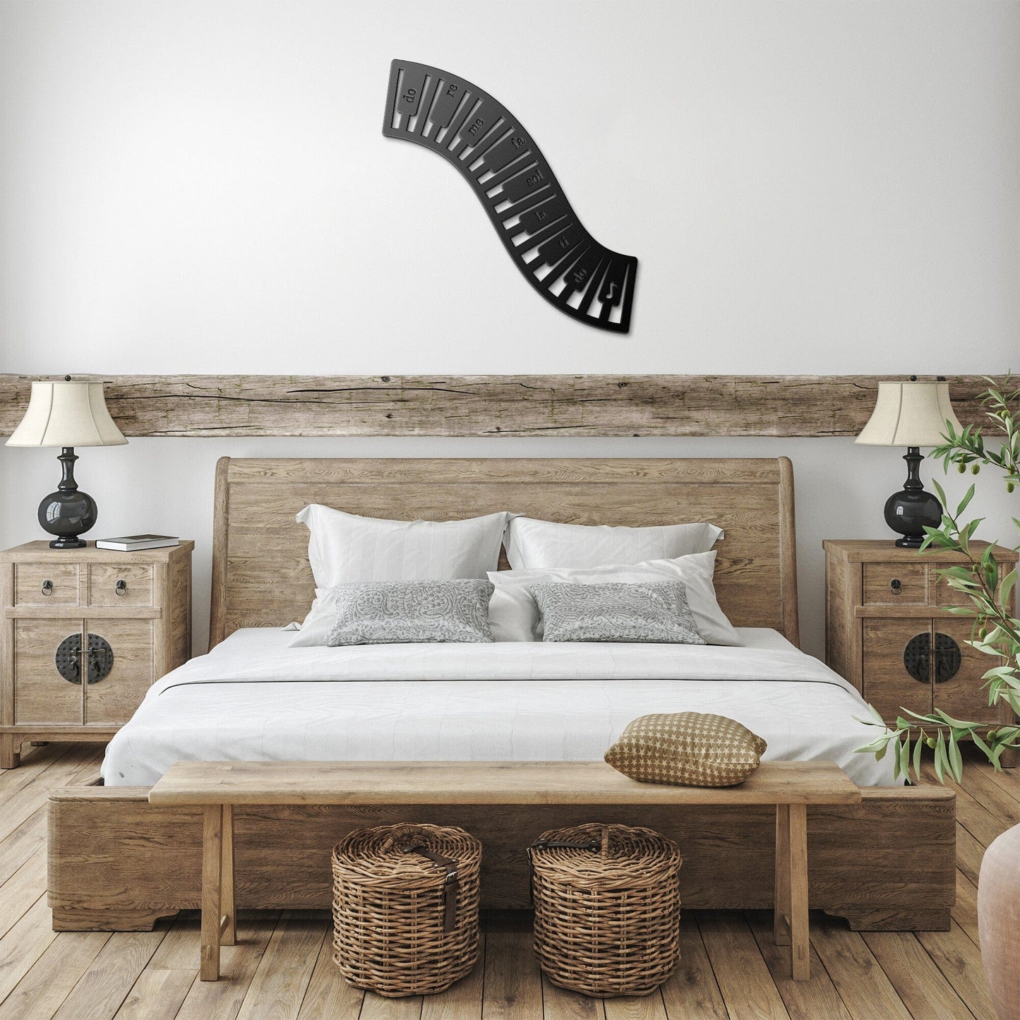 Musical Notes keyboard Decorative Metal wall art