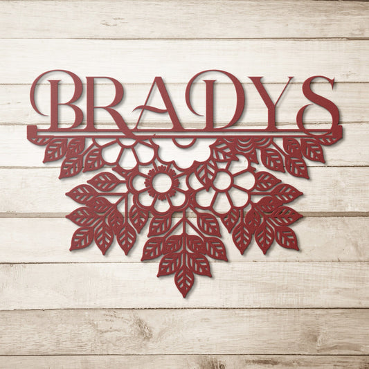 Personalized Name sign for door