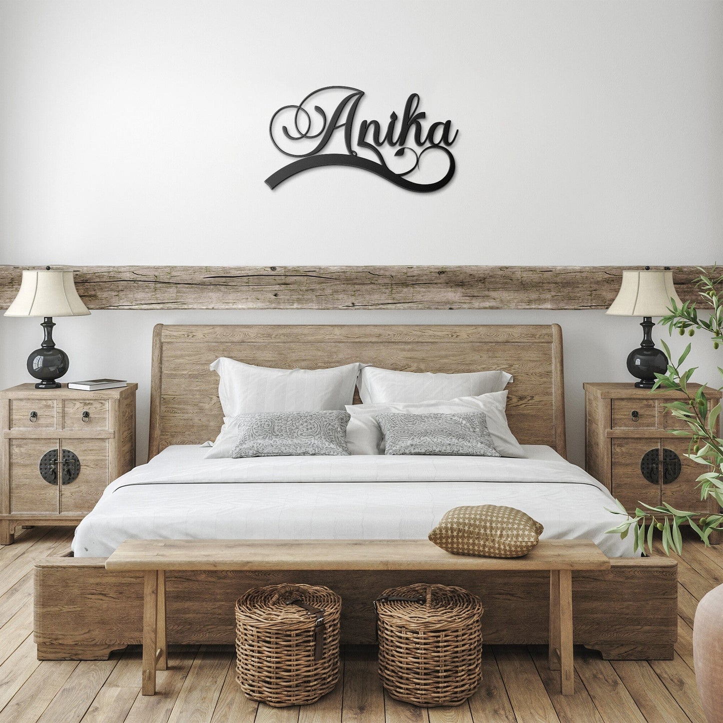 Personalized Custom Name Metal Wall Sign