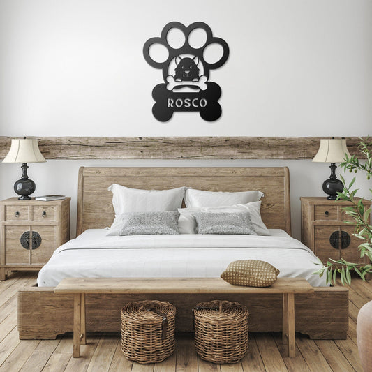 Personalized Dog Metal Wall Art