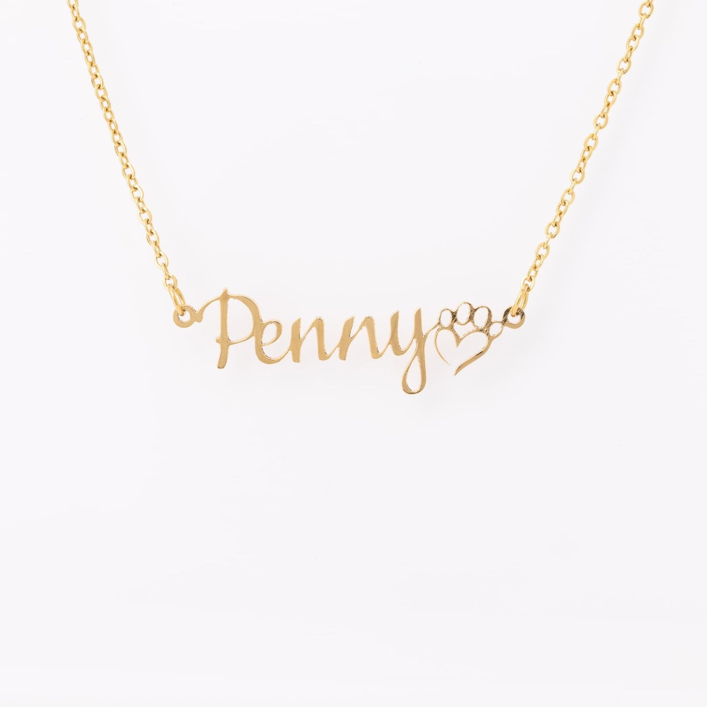 Personalized Dog Mom Name Necklace, Dog Mom Jewelry, Silver Custom Name Necklace