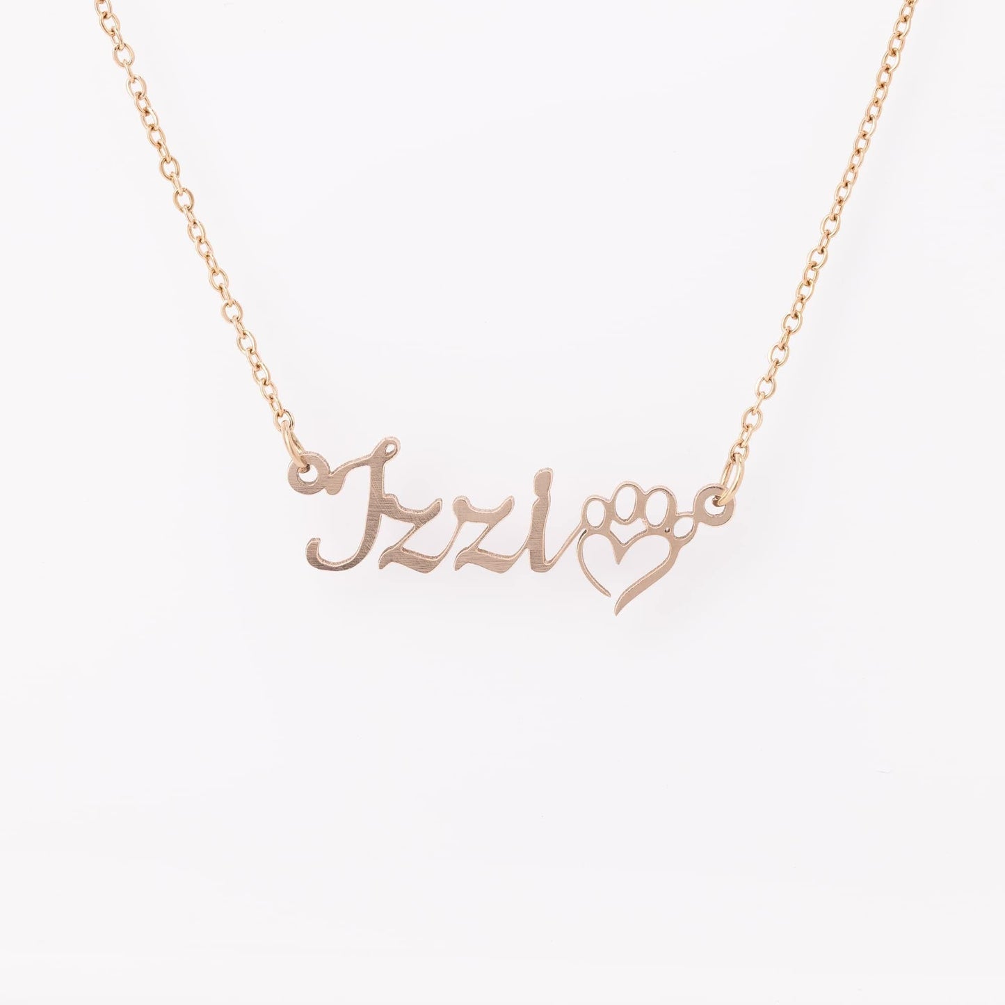 Personalized Dog Mom Name Necklace, Dog Mom Jewelry, Silver Custom Name Necklace