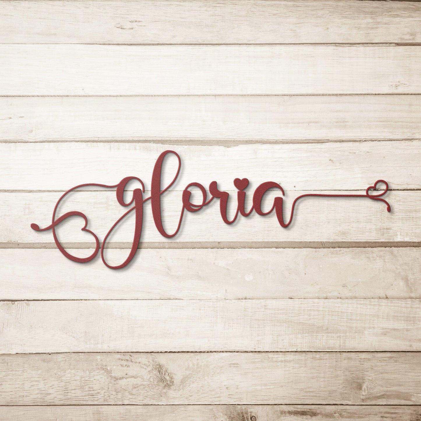 Personalized Name Sign Metal Wall Art