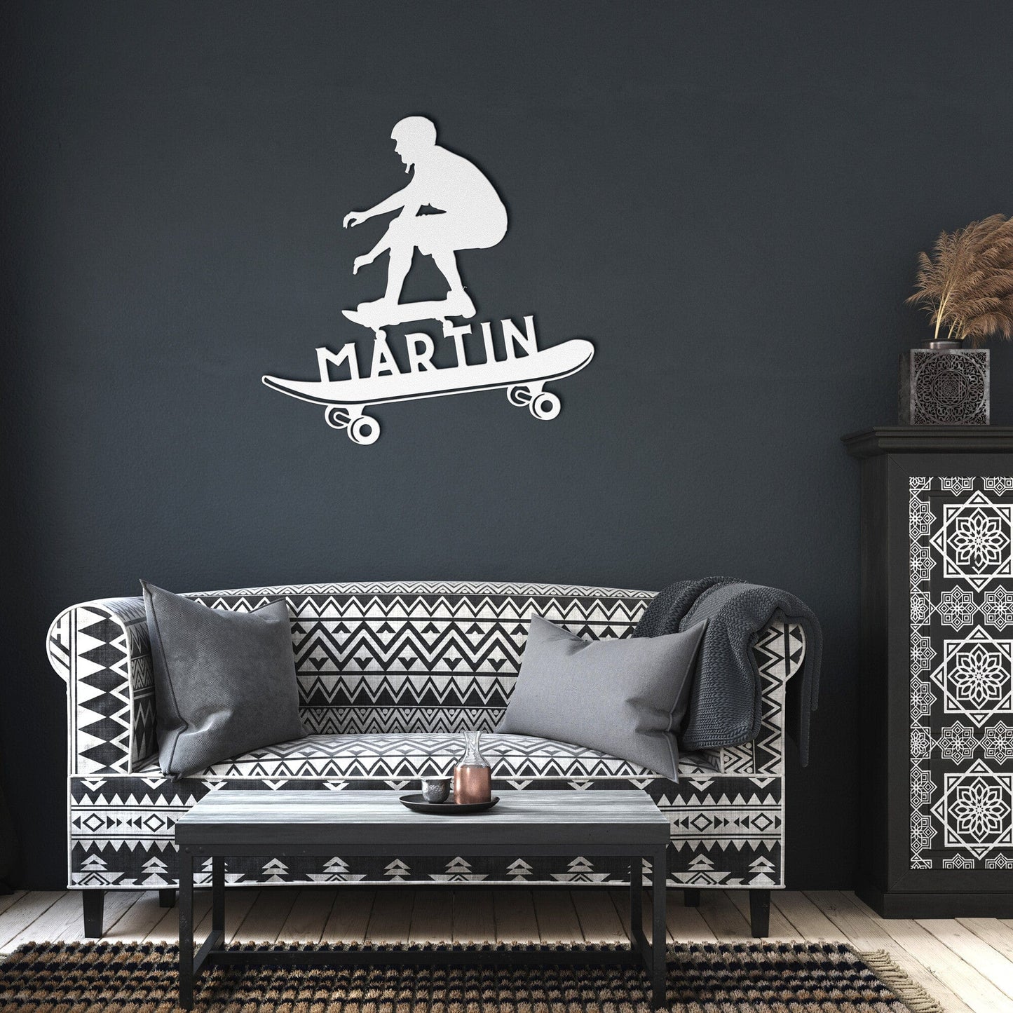Personalized Skateboarding Sign