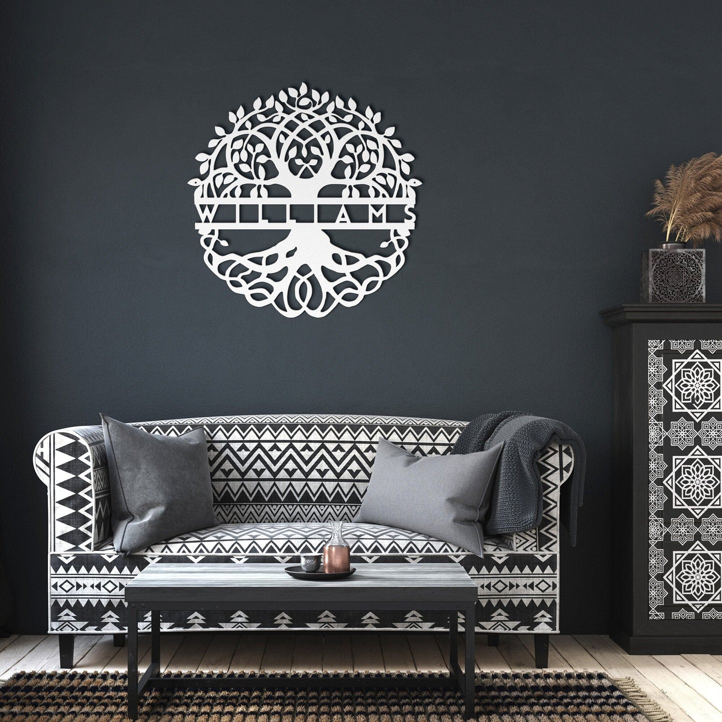 Personalized Metal Tree of life Wall Art