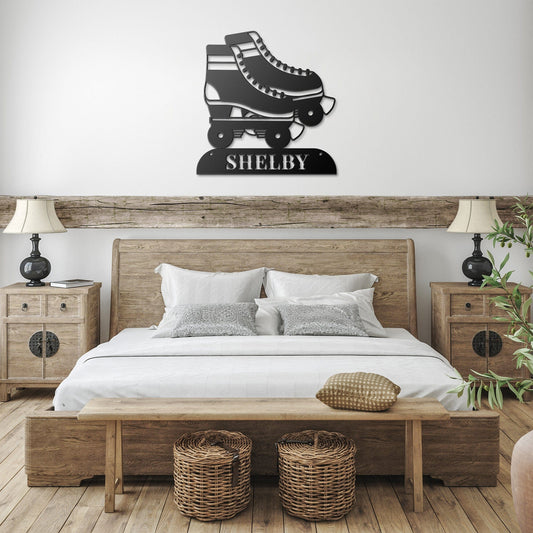 Roller Skate-Roller Derby Personalized Sign
