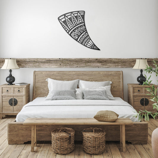 Traditional Horn Metal Wall Art