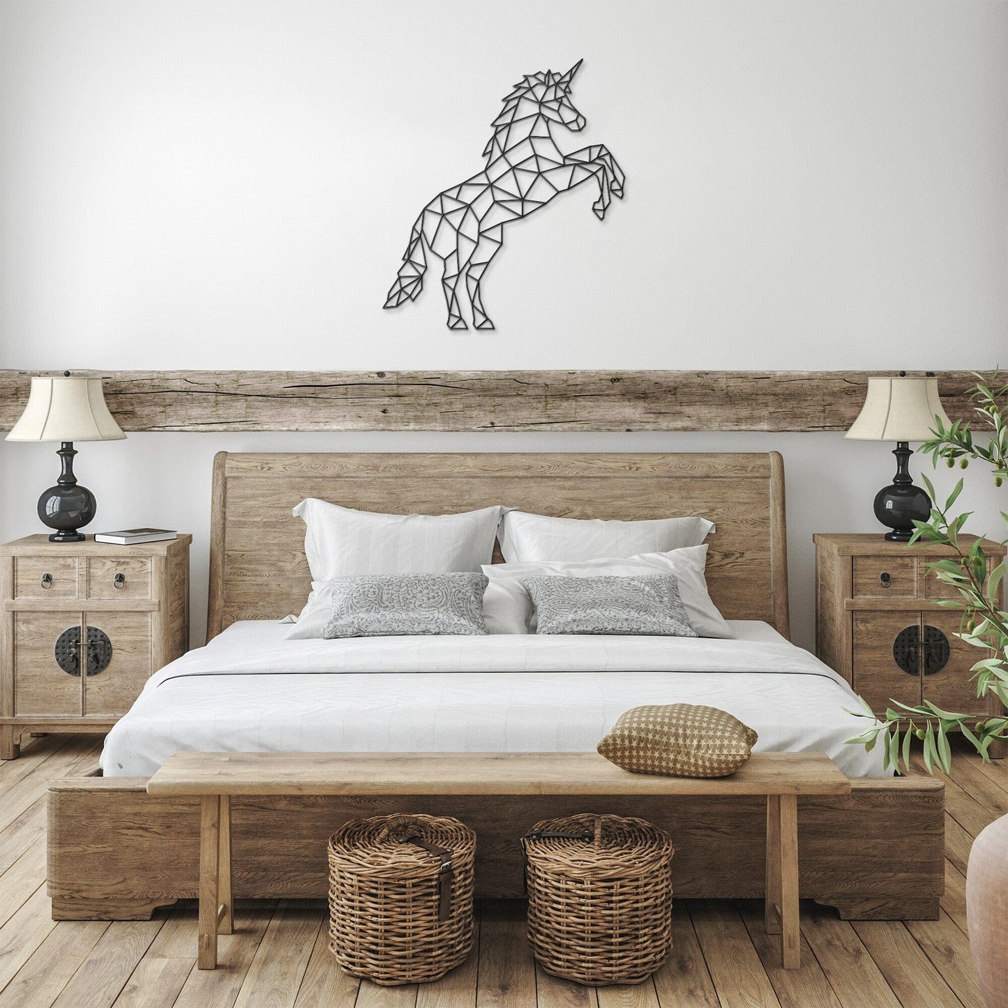 Unicorn Geometric Wall Art